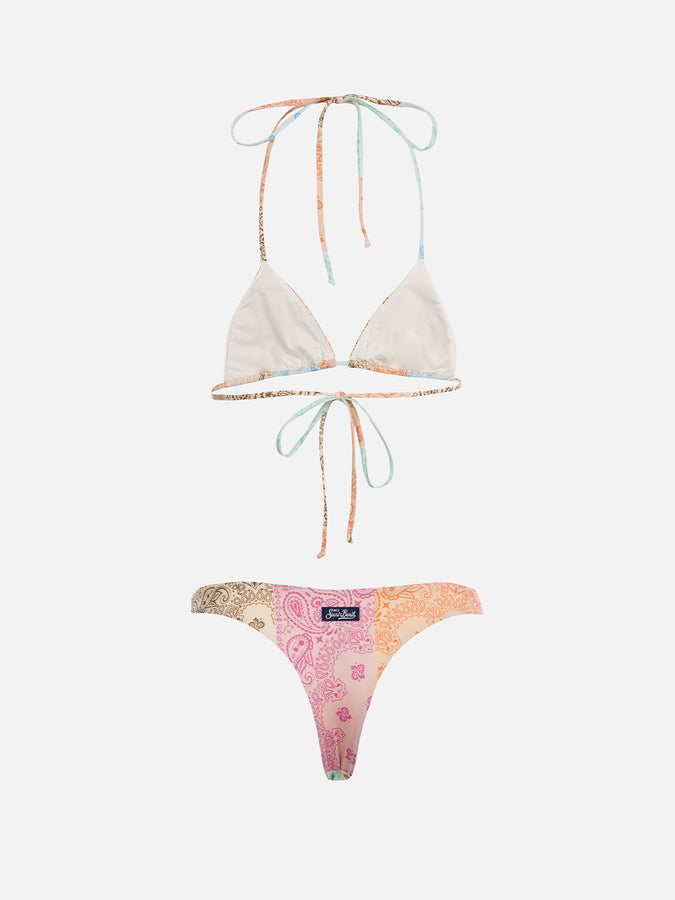 Mc2 Saint Barth Bikini da donna a triangolo a bandana Leah Naomi Negozio