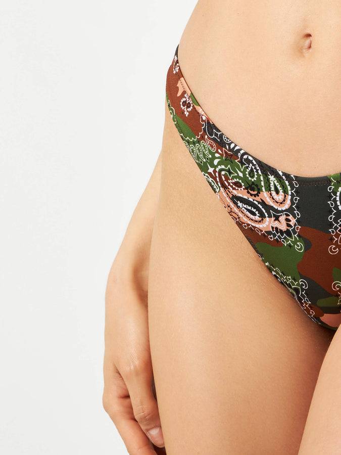 Mc2 Saint Barth Bikini da donna a bralette con stampa bandana mimetica Moda