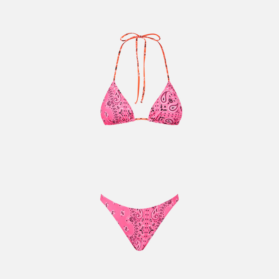 Mc2 Saint Barth Bikini da donna a triangolo con stampa bandana Qualità Garantita