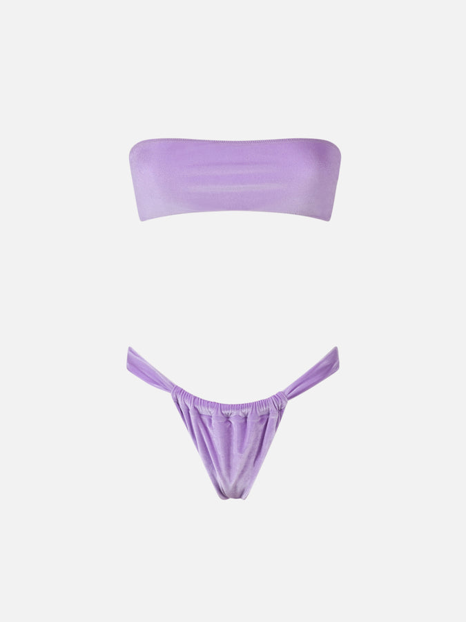 Mc2 Saint Barth Bikini donna a fascia in ciniglia Rebby Noelle Promozione Limitata