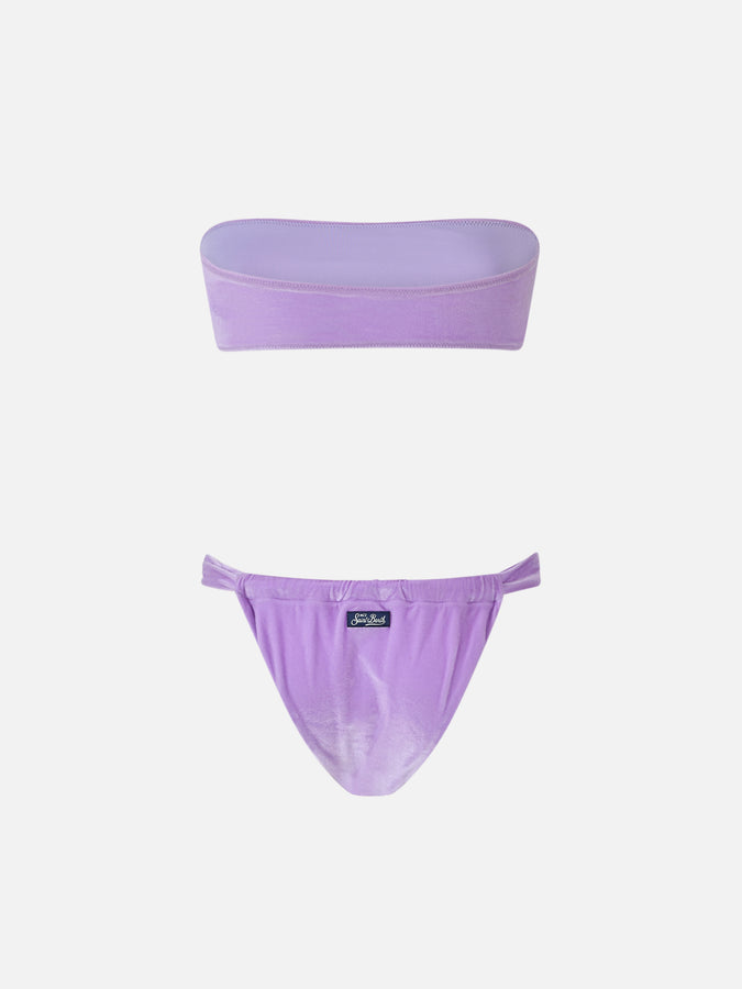 Mc2 Saint Barth Bikini donna a fascia in ciniglia Rebby Noelle Promozione Limitata