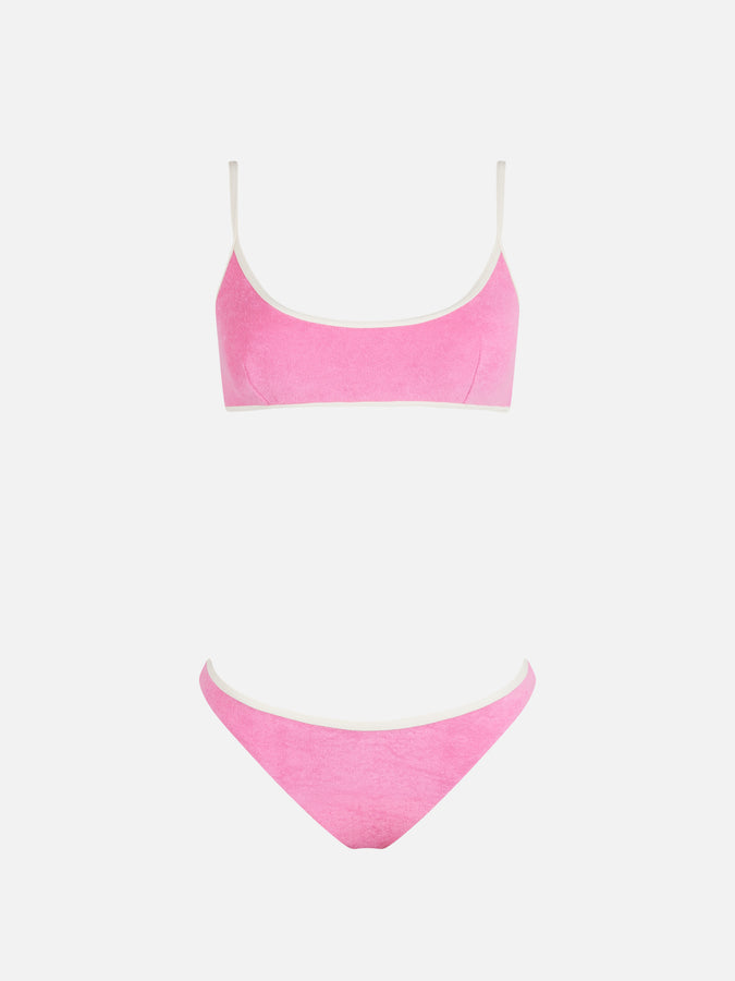 Mc2 Saint Barth Bikini bralette per donna Judy Naomi in spugna con bordino Saldi