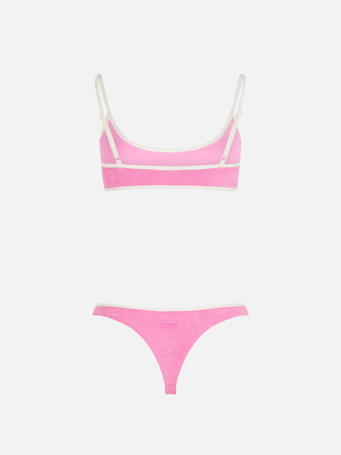 Mc2 Saint Barth Bikini bralette per donna Judy Naomi in spugna con bordino Saldi