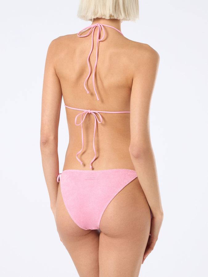 Mc2 Saint Barth Bikini da donna a triangolo rosa in spugna Leah Virgo Hotsell