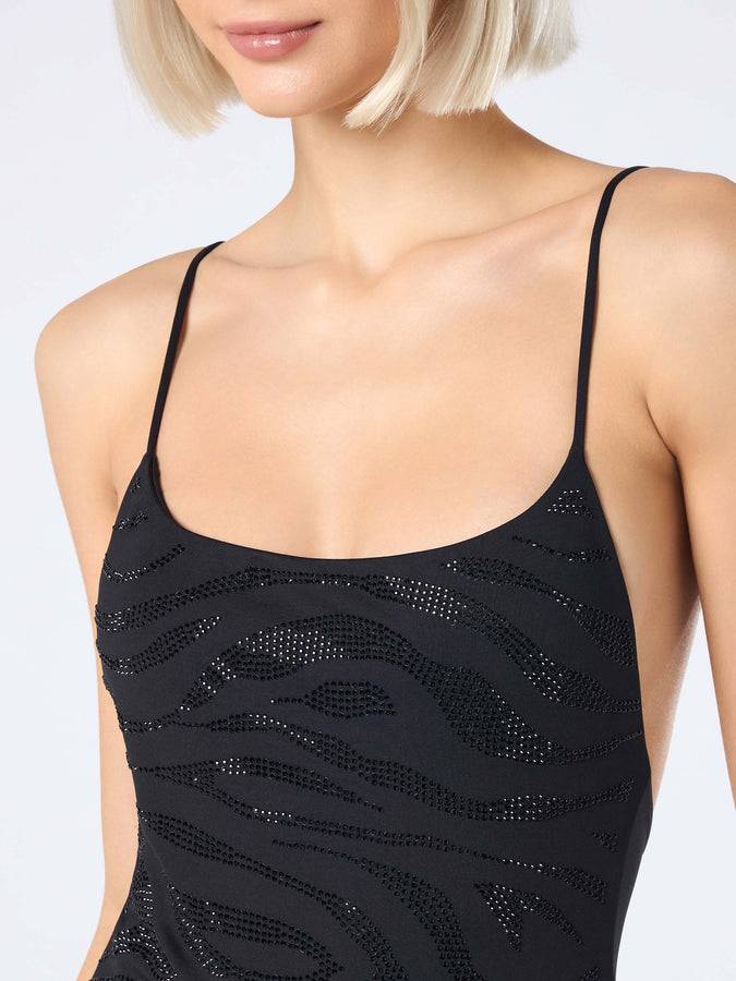 Mc2 Saint Barth Costume intero da donna con strass Cecille Acquista Ora