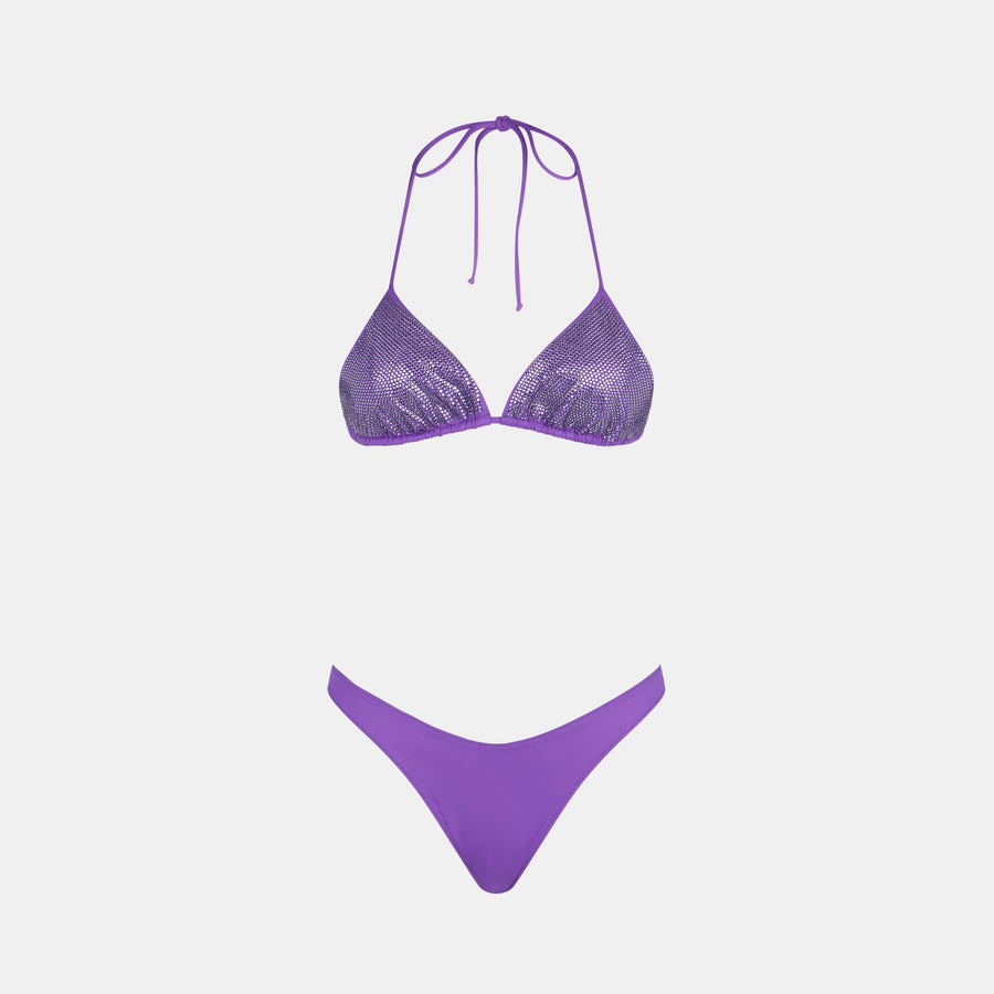 Mc2 Saint Barth Bikini da donna a triangolo con strass Fino al 55% di sconto