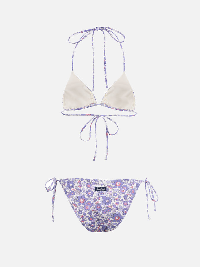 Mc2 Saint Barth Bikini a triangolo da donna Betsy Leah Virgo | REALIZZATO CON TESSUTO LIBERTY Offerte