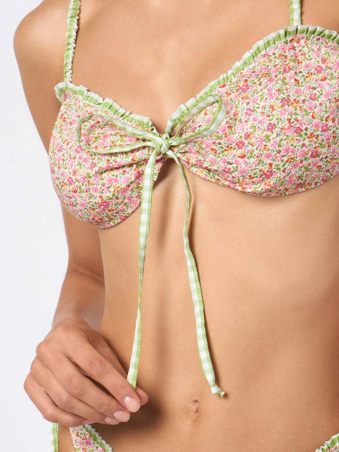 Mc2 Saint Barth Bikini da donna a triangolo con stampa Liberty | Realizzato con tessuto Liberty I Più Venduti