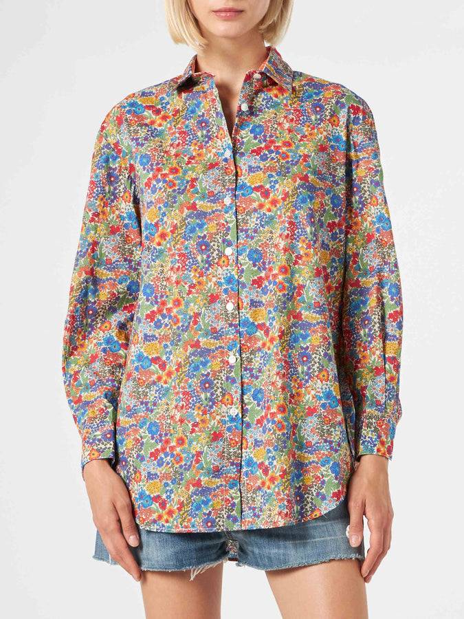 Mc2 Saint Barth Camicia da donna in cotone | Realizzato con tessuto Liberty 2025