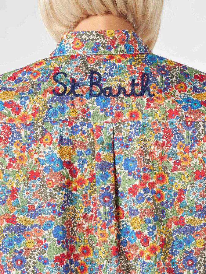 Mc2 Saint Barth Camicia da donna in cotone | Realizzato con tessuto Liberty 2025
