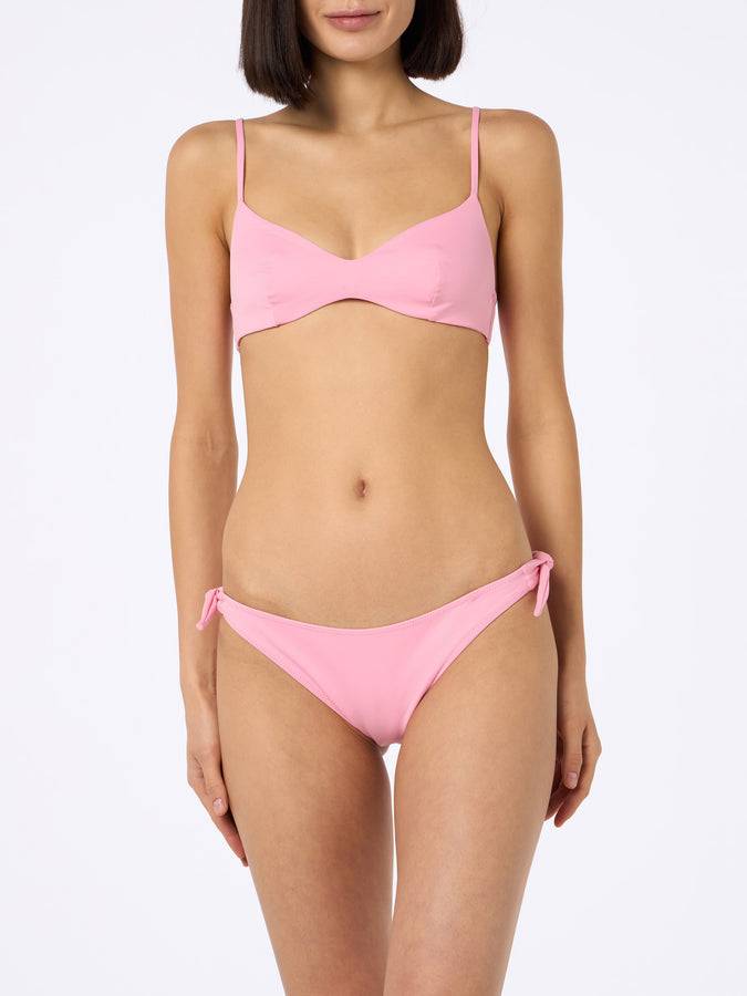 Mc2 Saint Barth Woman pink scoop bralette bikini May Yali Vendita