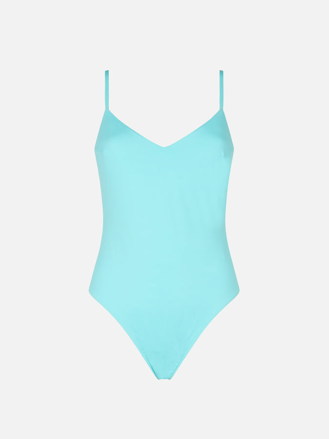 Mc2 Saint Barth Costume intero da donna verde acqua Fino Al -60%