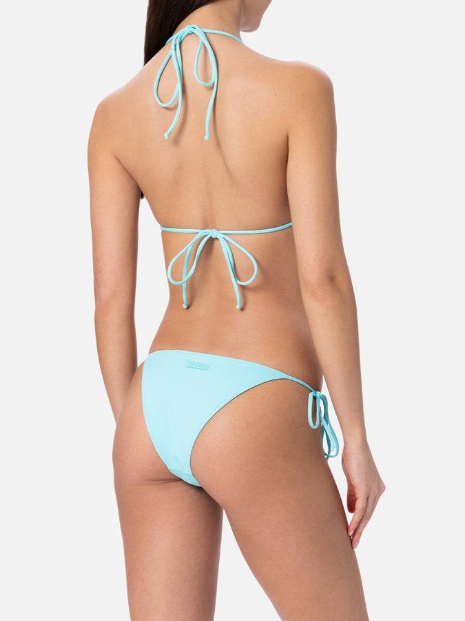 Mc2 Saint Barth Bikini da donna a triangolo verde acqua Leah Marielle Sottocosto