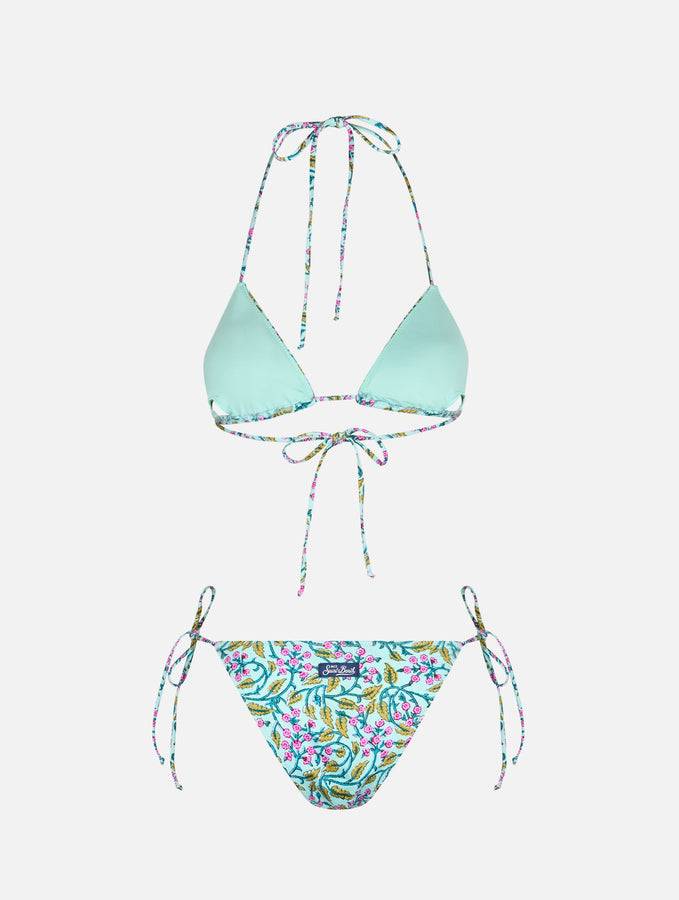 Mc2 Saint Barth Bikini da donna a triangolo con fiori radicali Leah Marielle Negozio
