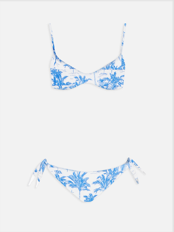 Mc2 Saint Barth Bikini donna con bralette scollo toile de Jouy May Yali I Più Venduti