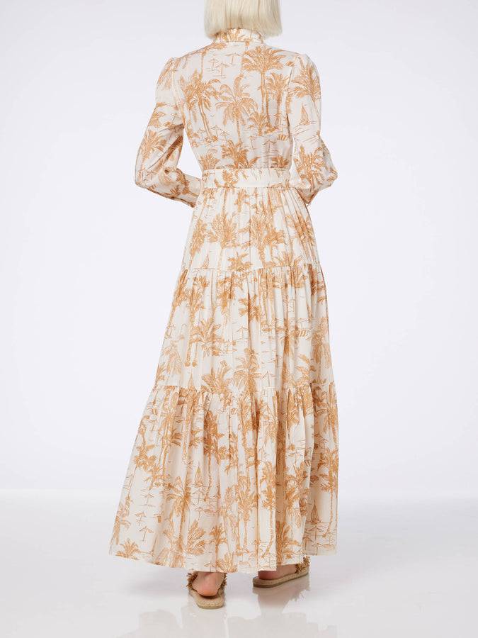 Mc2 Saint Barth Abito da donna in cotone Toile de Jouy Jensen Consegna Veloce