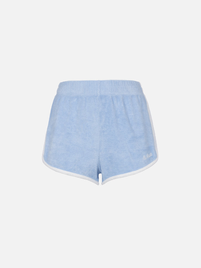 Mc2 Saint Barth Pantaloncini da donna pull up in spugna di cotone Francine Italia