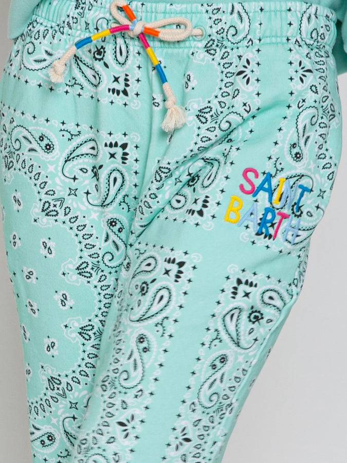 Mc2 Saint Barth Joggers bandana in cotone con ricamo Saint Barth Negozio