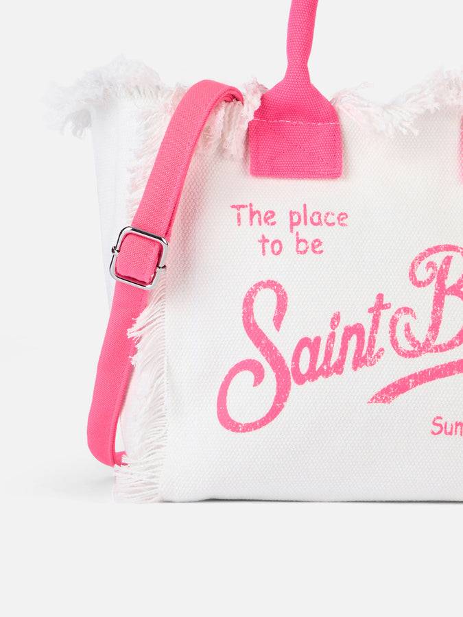 Mc2 Saint Barth Off-white cotton canvas Colette handbag Fino al 50% di sconto