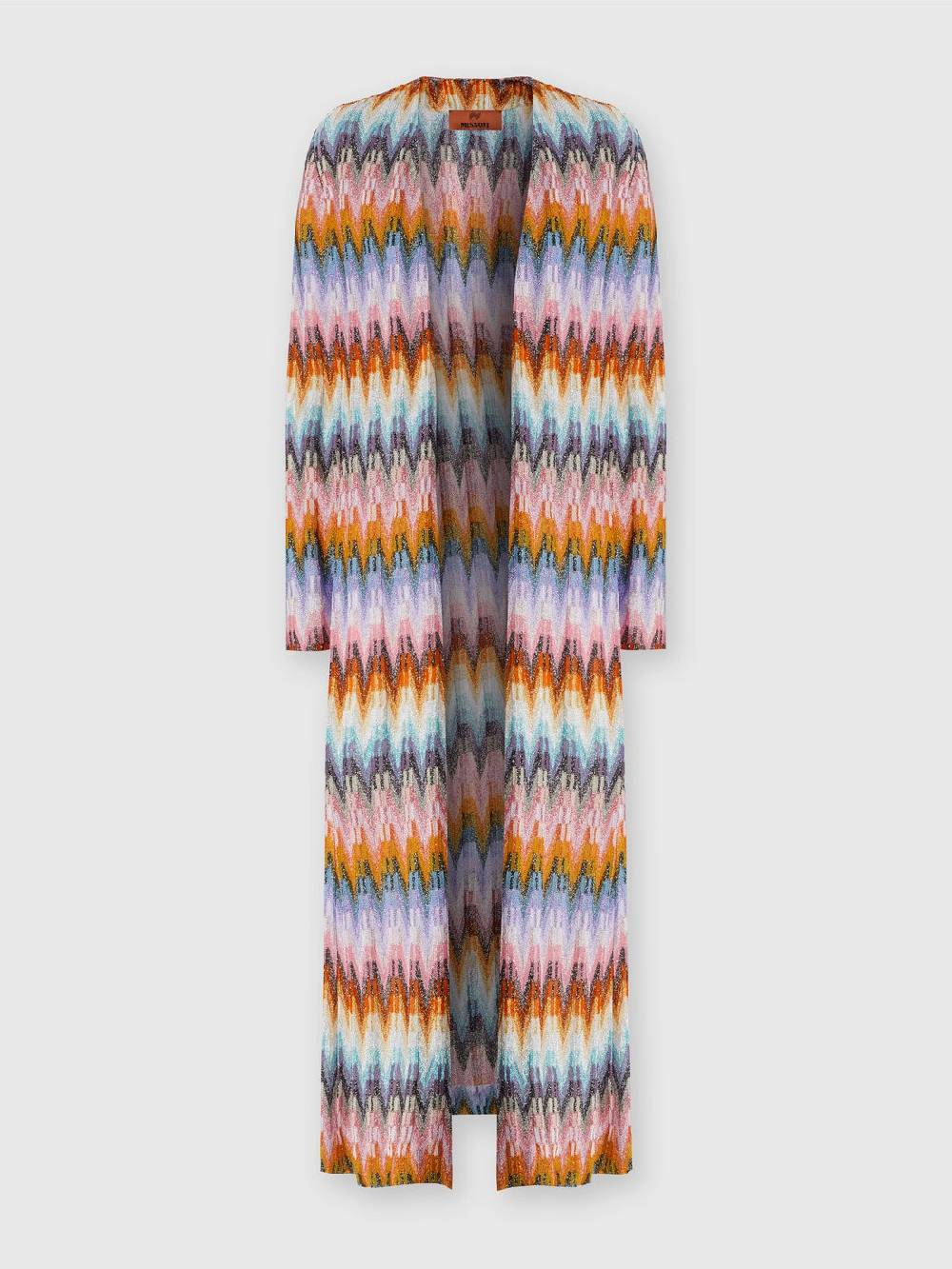 Missoni Cardigan lungo in maglia zig zag lamé Convenienza