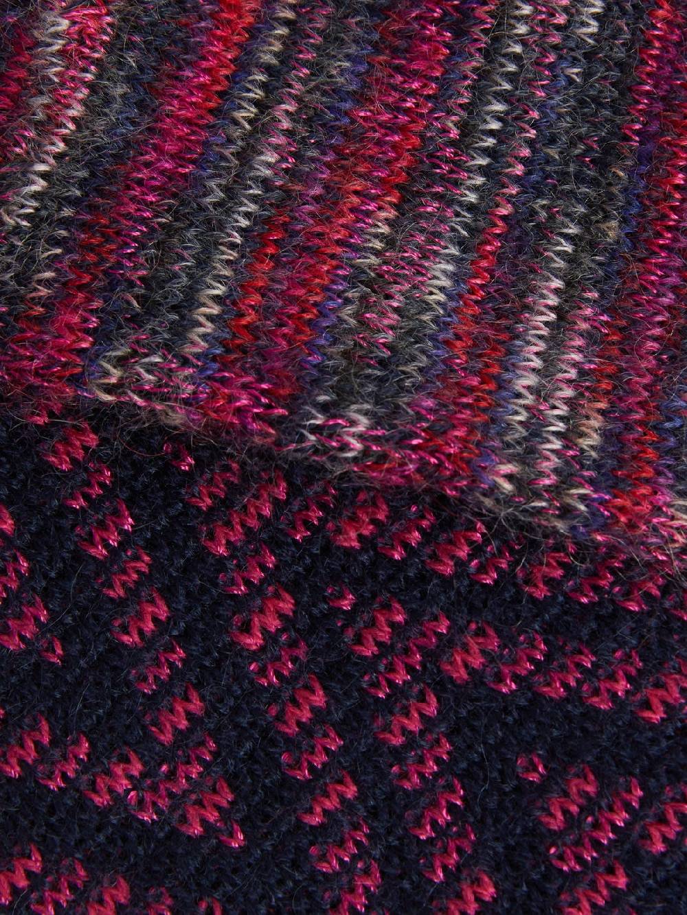 Missoni Guanti in maglia di lana e mohair con multi-lavorazione Economico