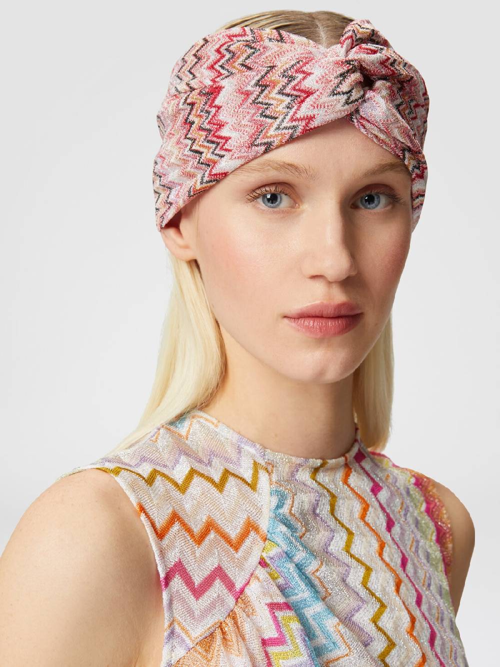 Missoni Fascia in viscosa chevron con lurex Outlet