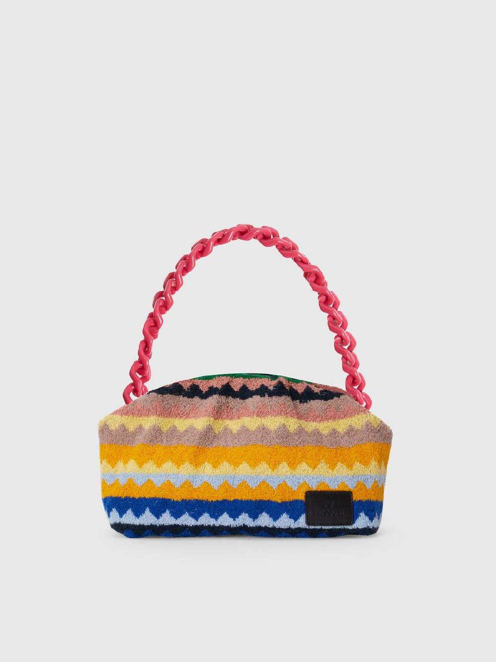 Missoni Clutch in spugna di cotone zig zag In Vendita