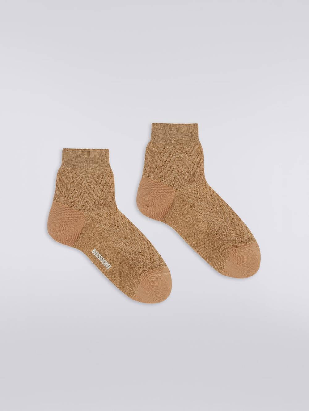 Missoni Calzini corti in modal zig zag con lurex Saldi