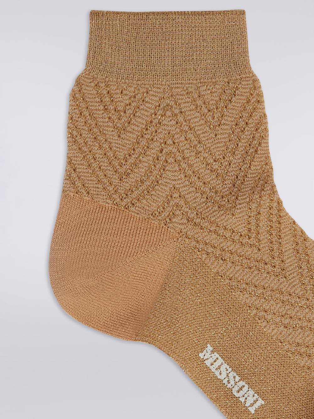 Missoni Calzini corti in modal zig zag con lurex Saldi