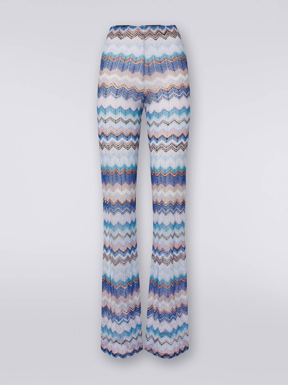 Missoni Pantaloni copricostume in crochet zig zag con lurex Hotsell