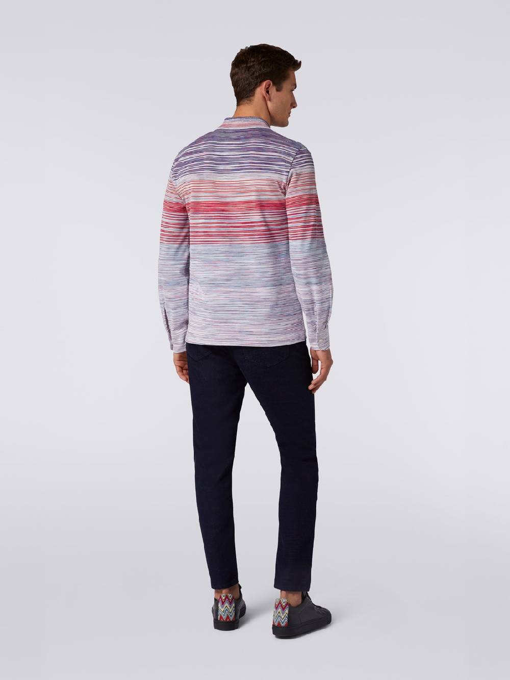 Missoni Polo a maniche lunghe in viscosa fiammata Discount Store per i nuovi prodotti