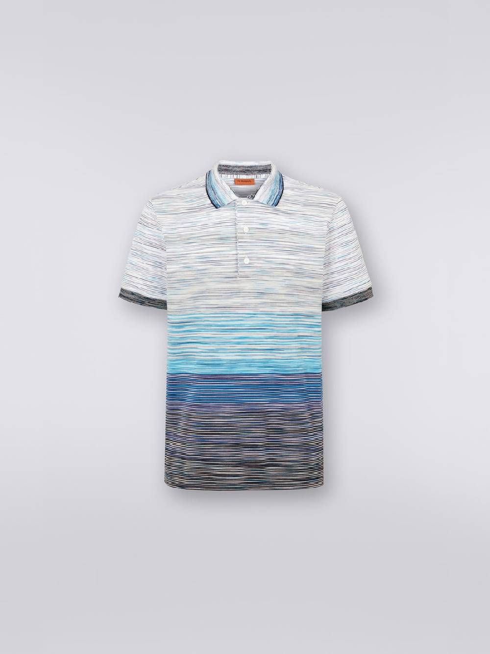Missoni Polo in piquet di cotone fiammato 2025