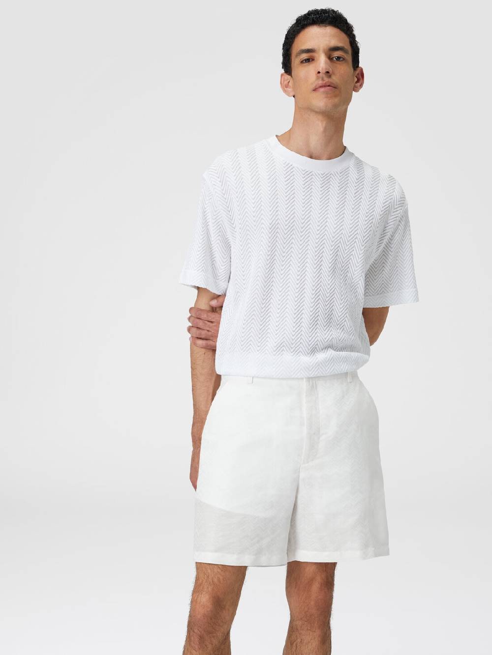 Missoni Bermuda in misto cotone motivo zig zag Italia