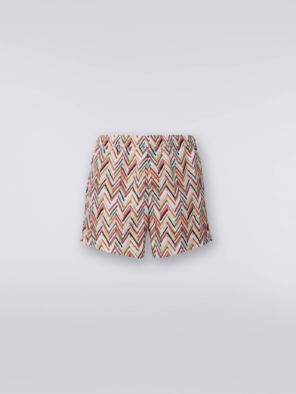 Missoni Boxer mare con stampa zig zag effetto spennellate In Linea
