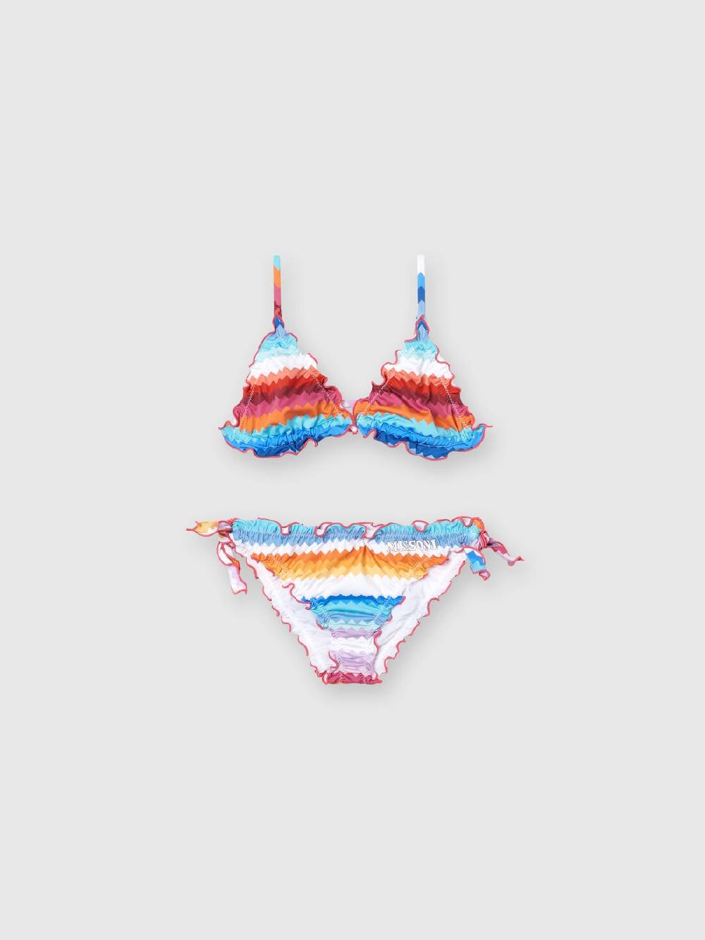 Missoni Bikini con motivo zig zag e logo Shopping Online