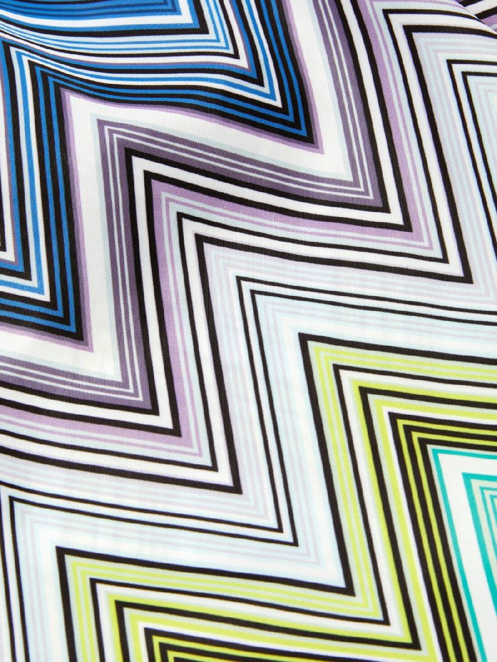 Missoni Boxer mare con motivo chevron e scritta logo Presa