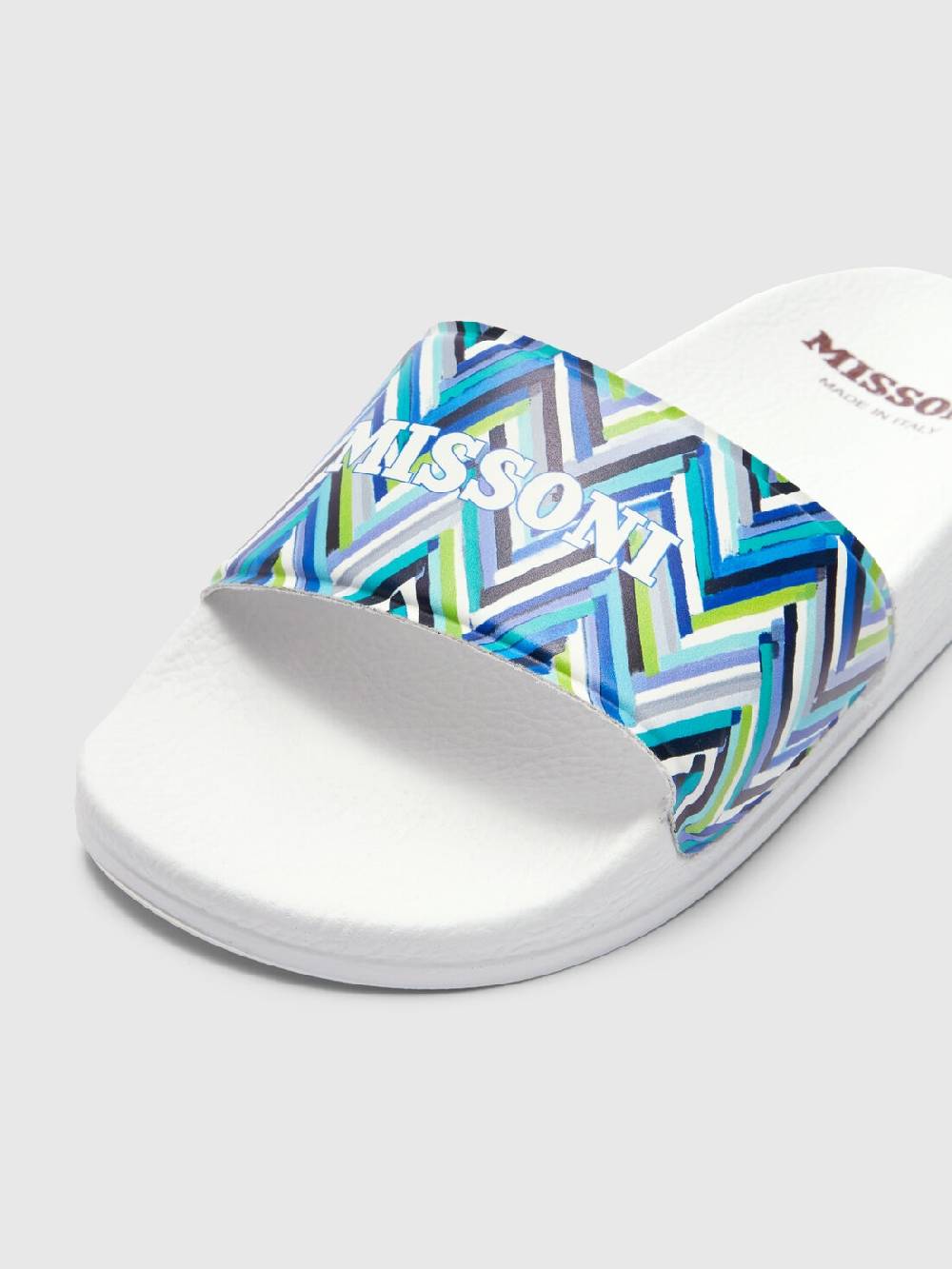 Missoni Ciabatte con motivo chevron e scritta logo Offerta