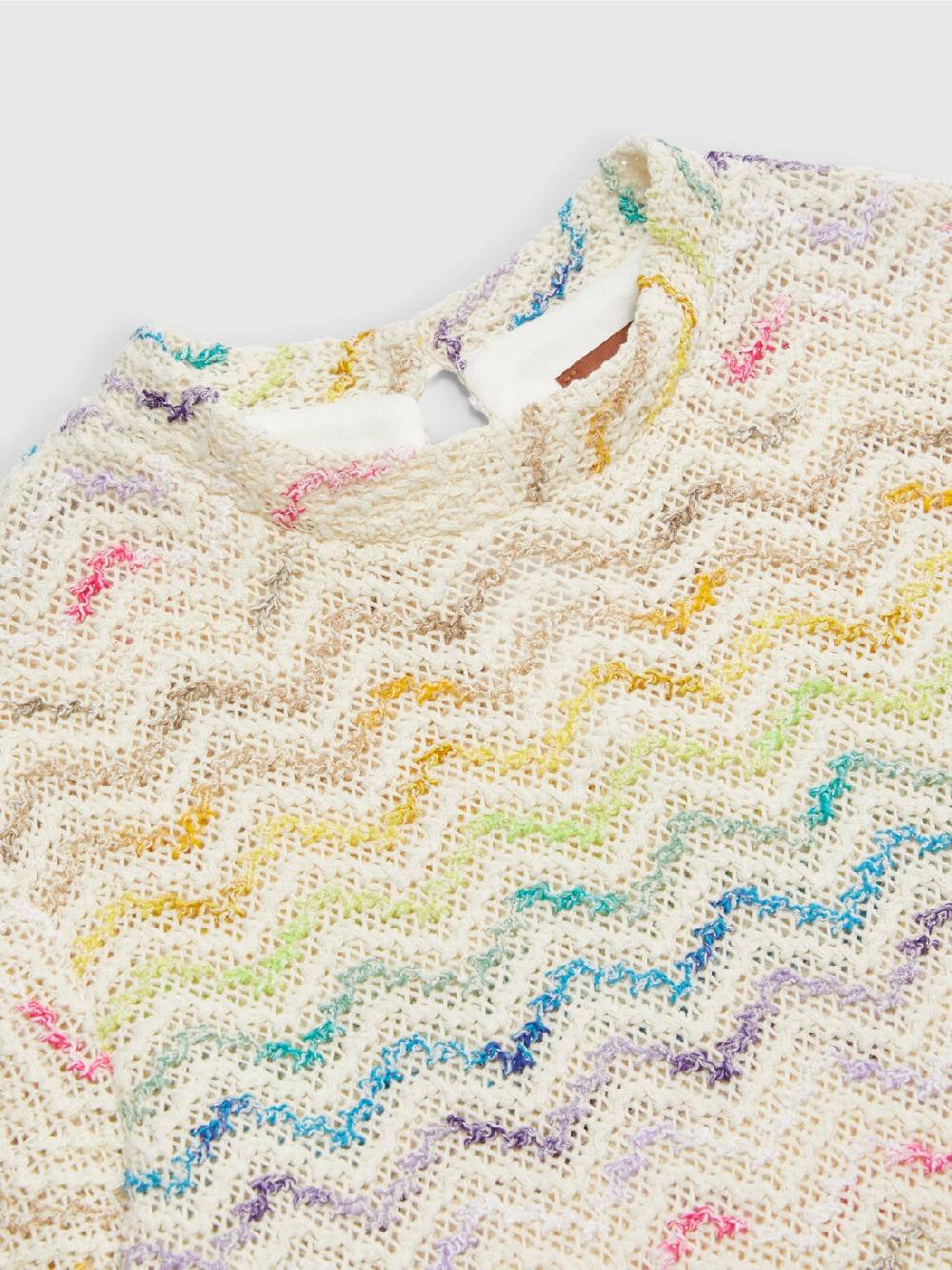 Missoni Abito in maglia di misto cotone chevron Economico