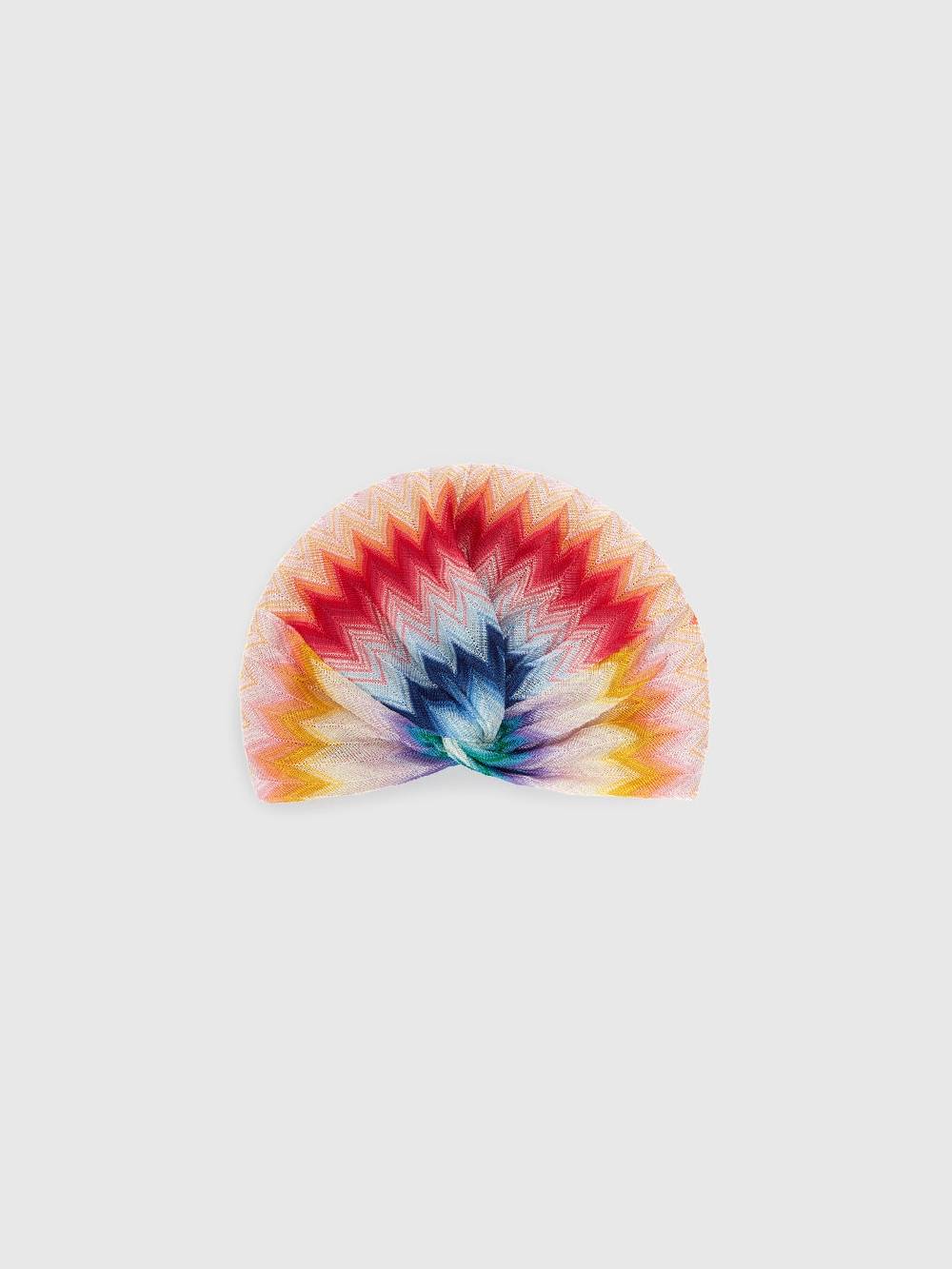 Missoni Turbante in viscosa chevron con lamé Saldi
