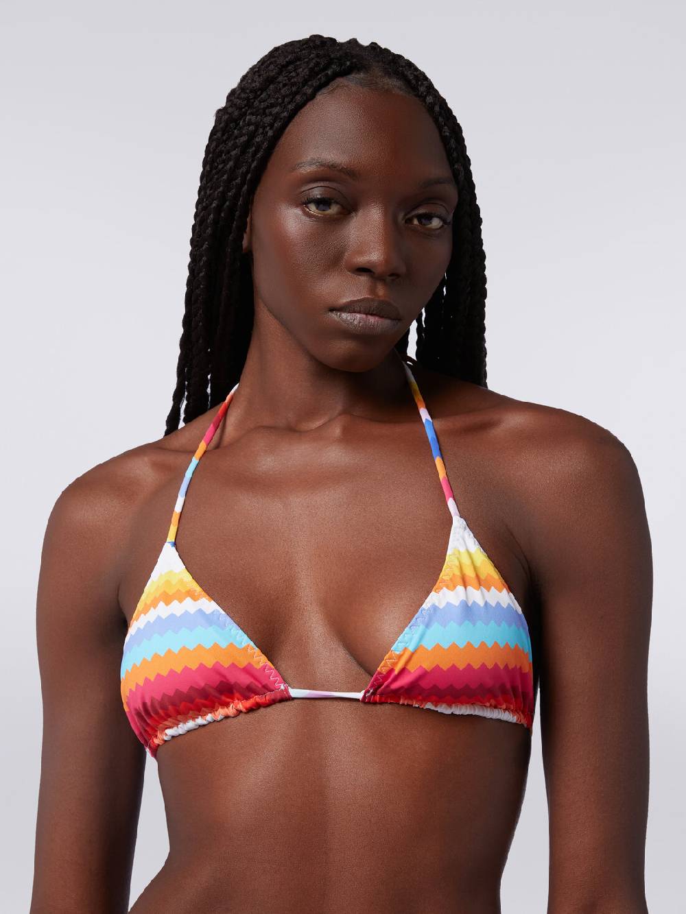 Missoni Bikini in nylon stretch stampa zig zag Sottocosto