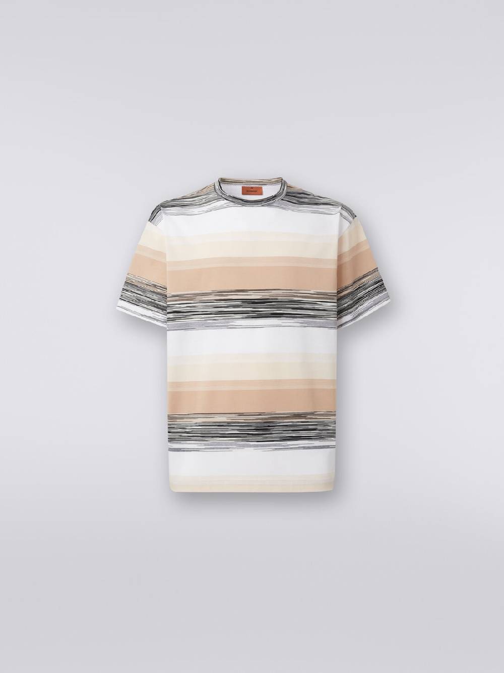 Missoni T-shirt a maniche corte in cotone con inserti fiammati Vendite Flash