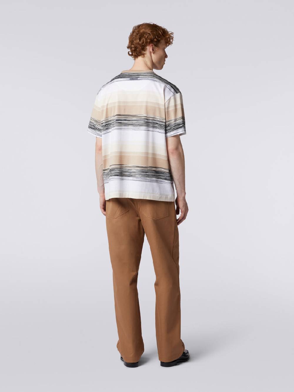Missoni T-shirt a maniche corte in cotone con inserti fiammati Vendite Flash
