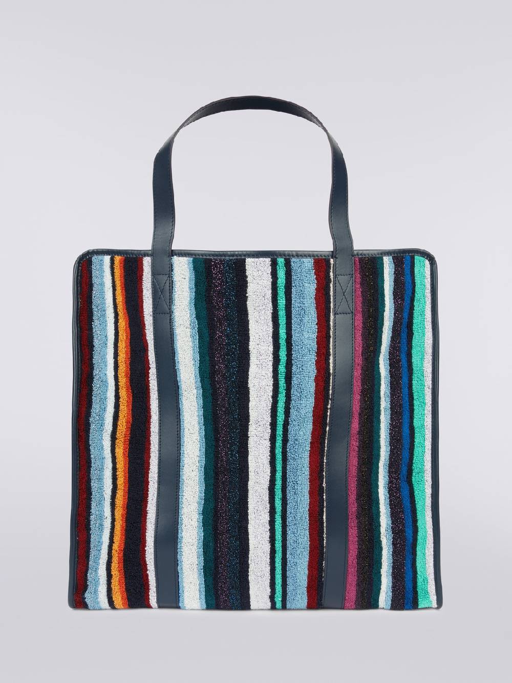 Missoni Sporta Chandler 40x40 cm in cotone e viscosa velour con lurex Nuova