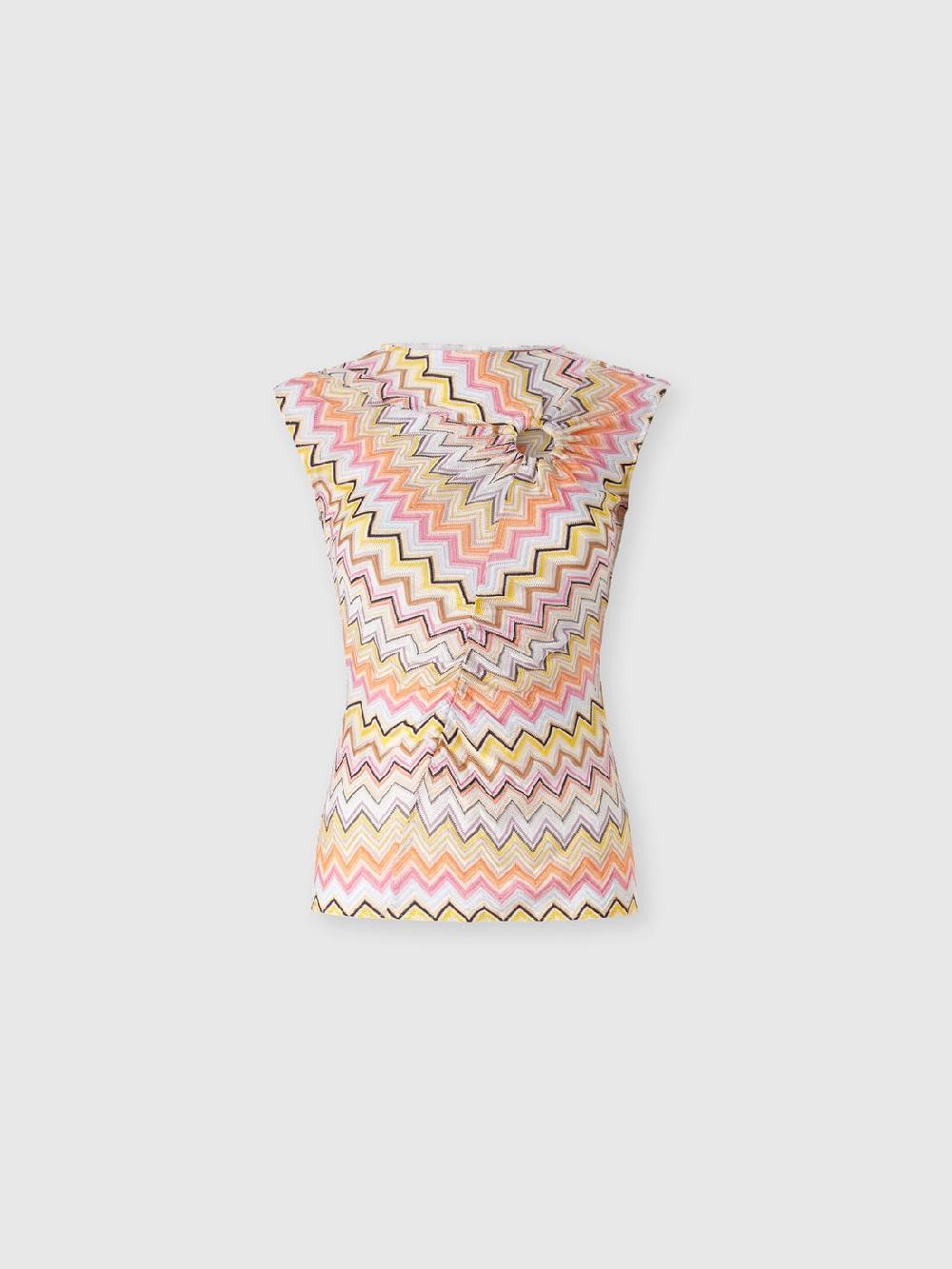 Missoni Top senza maniche con scollatura arricciata Nuovo