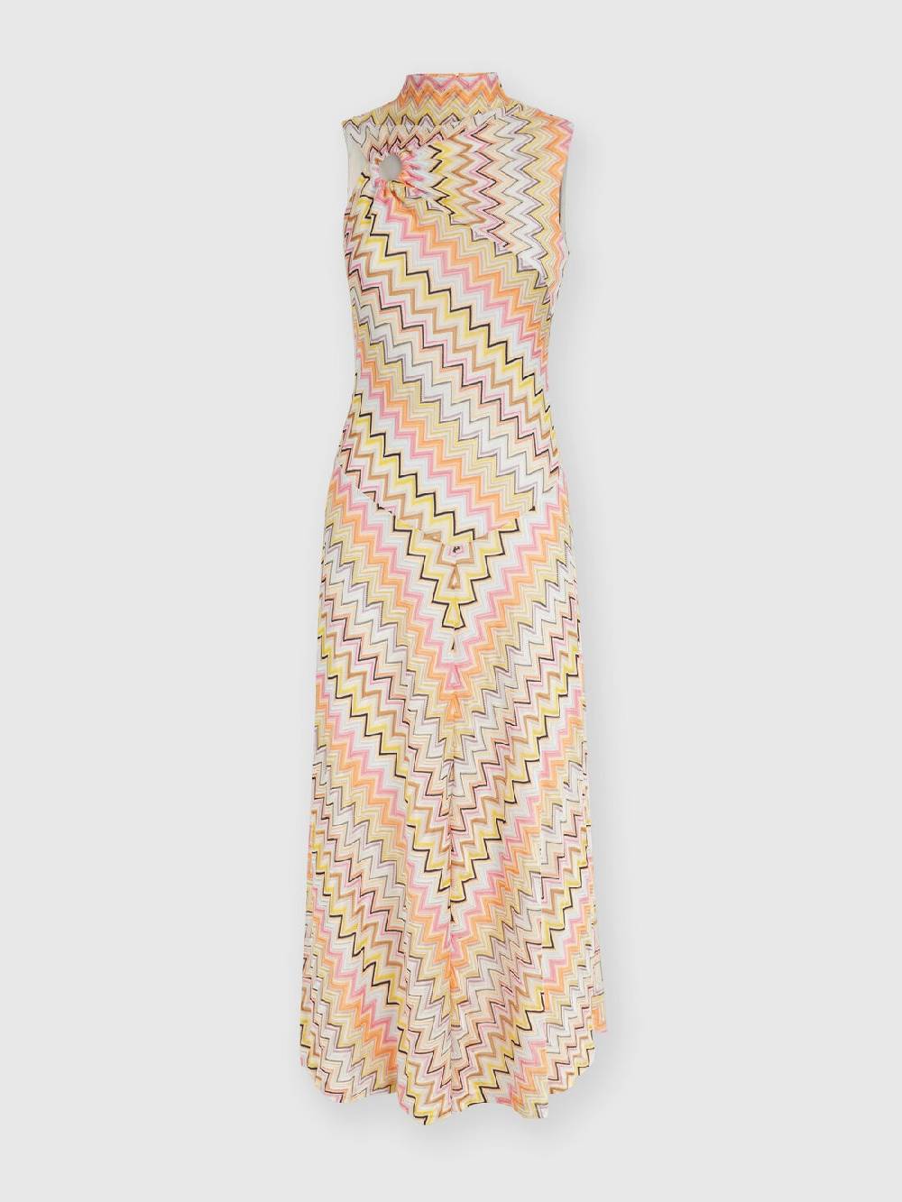 Missoni Abito lungo senza maniche con scollatura arricciata Qualità
