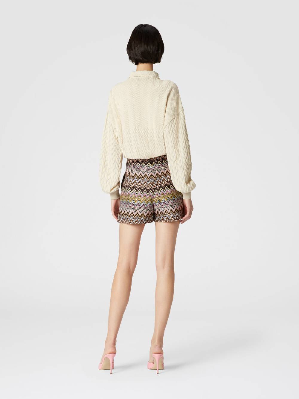 Missoni Shorts in viscosa zig zag Promozione