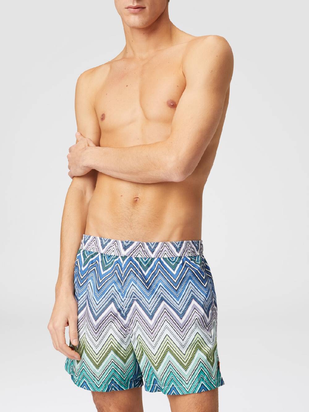 Missoni Boxer mare con stampa macro zig zag Spedizione gratuita