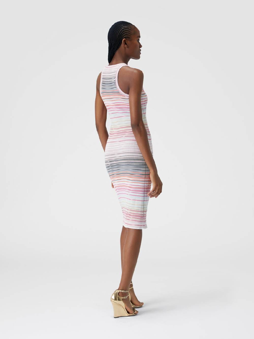 Missoni Abito lungo a righe in cotone e viscosa Acquista Ora
