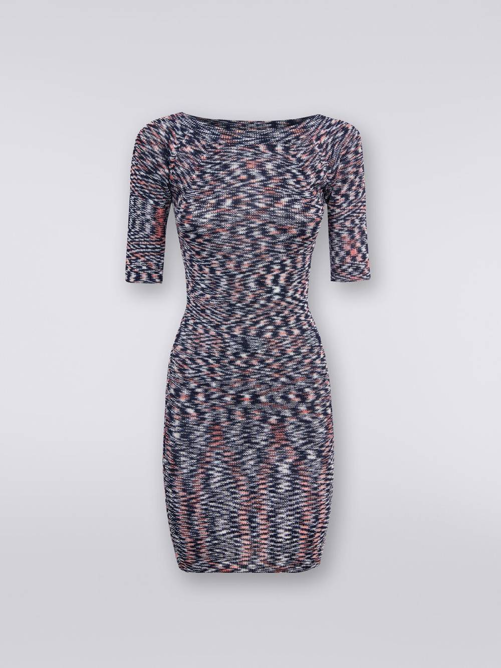 Missoni Mini-abito a maniche corte in misto viscosa fiammata Fino Al -60%