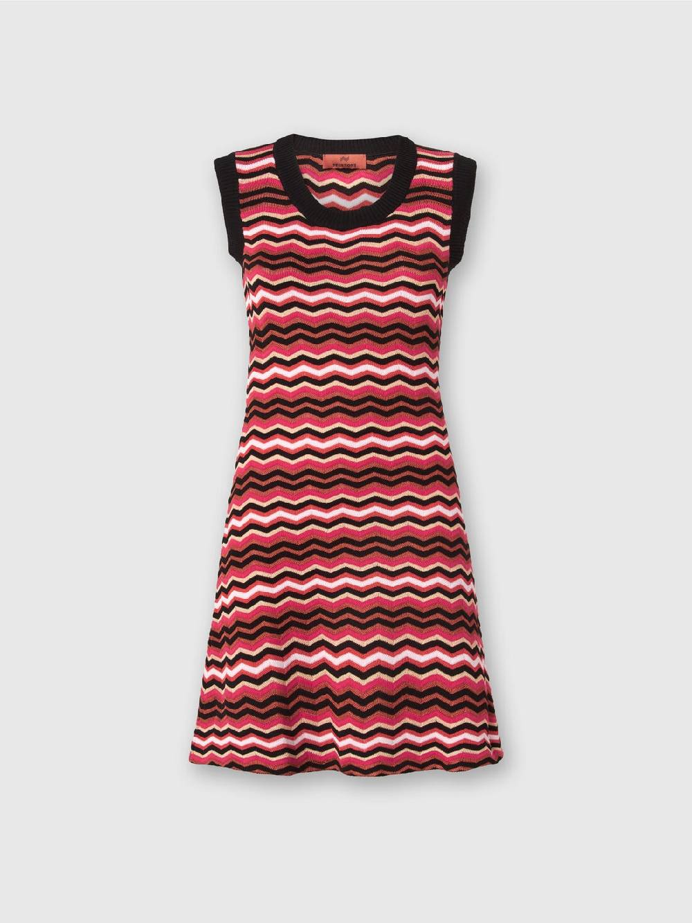 Missoni Abito senza maniche in maglia zig zag Prezzo Ridotto